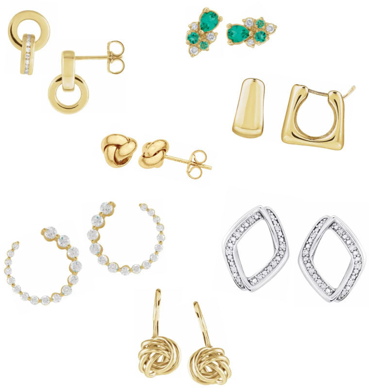 diamond earrings custom