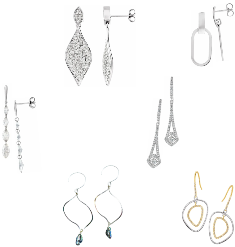 diamond earrings custom