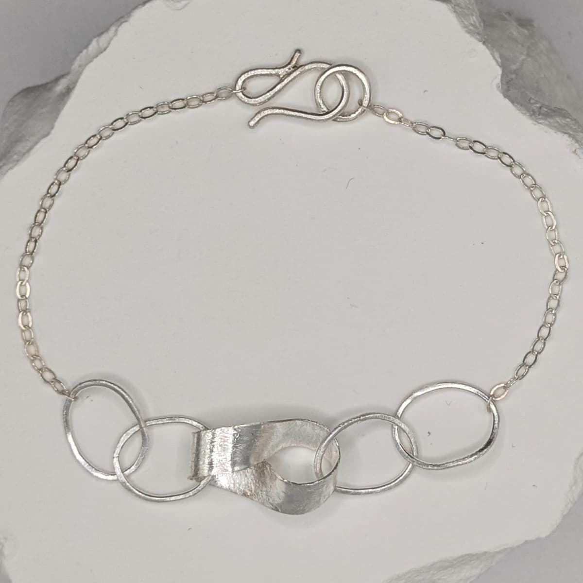 Handmade unique bracelet in 14k gold or silver