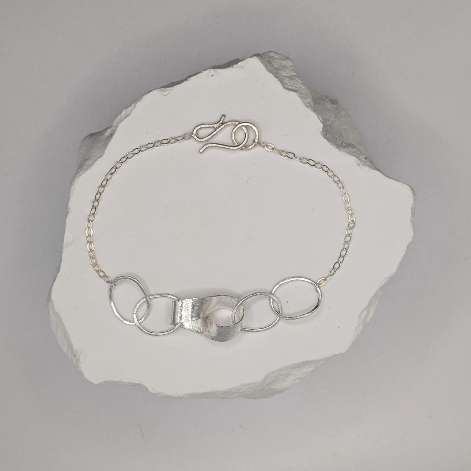 Handmade unique bracelet in 14k gold or silver
