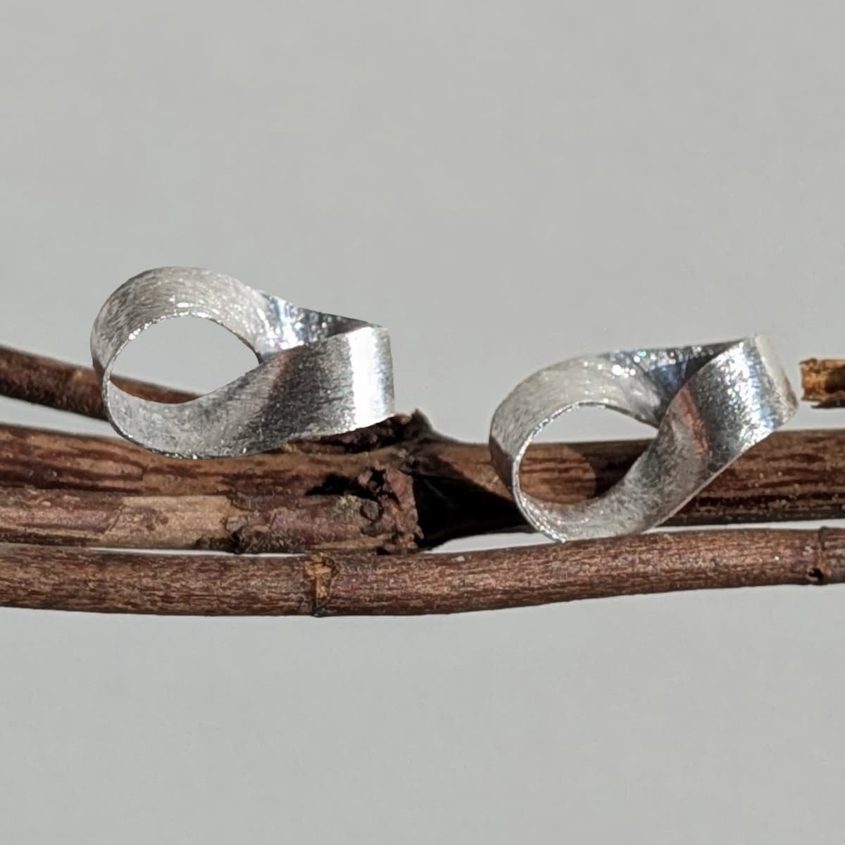 Handmade Unique Post Earrings in Gold or Silver