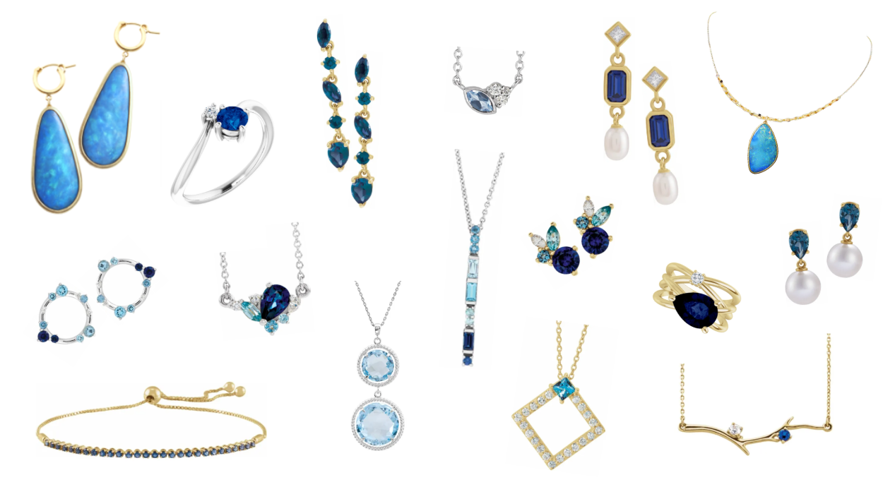 Something Blue Jewelry Collection
